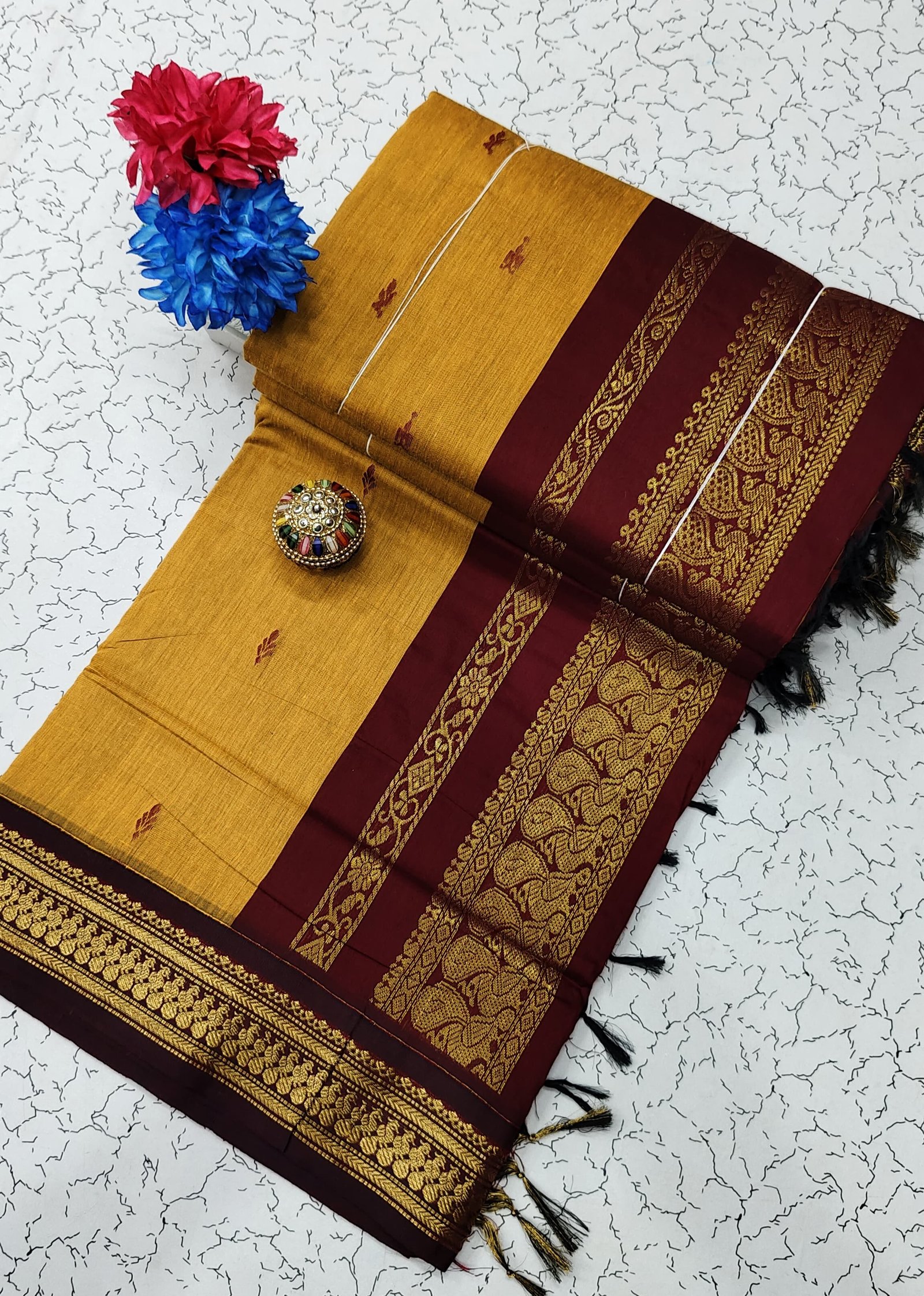 Kalyani Cotton Saree ( BUTTA) image 40