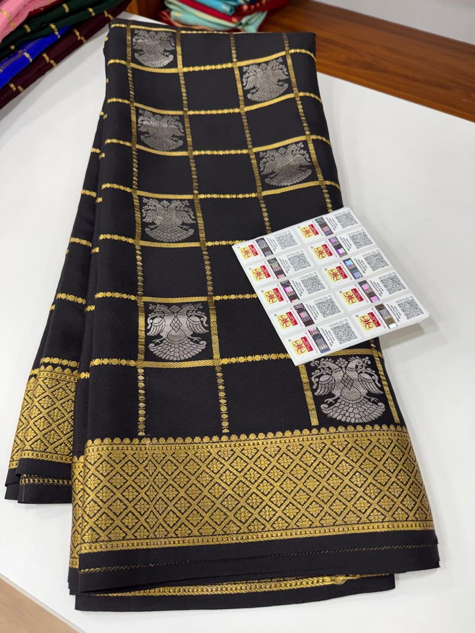5 Pure Mysore Silk Sarees image 3