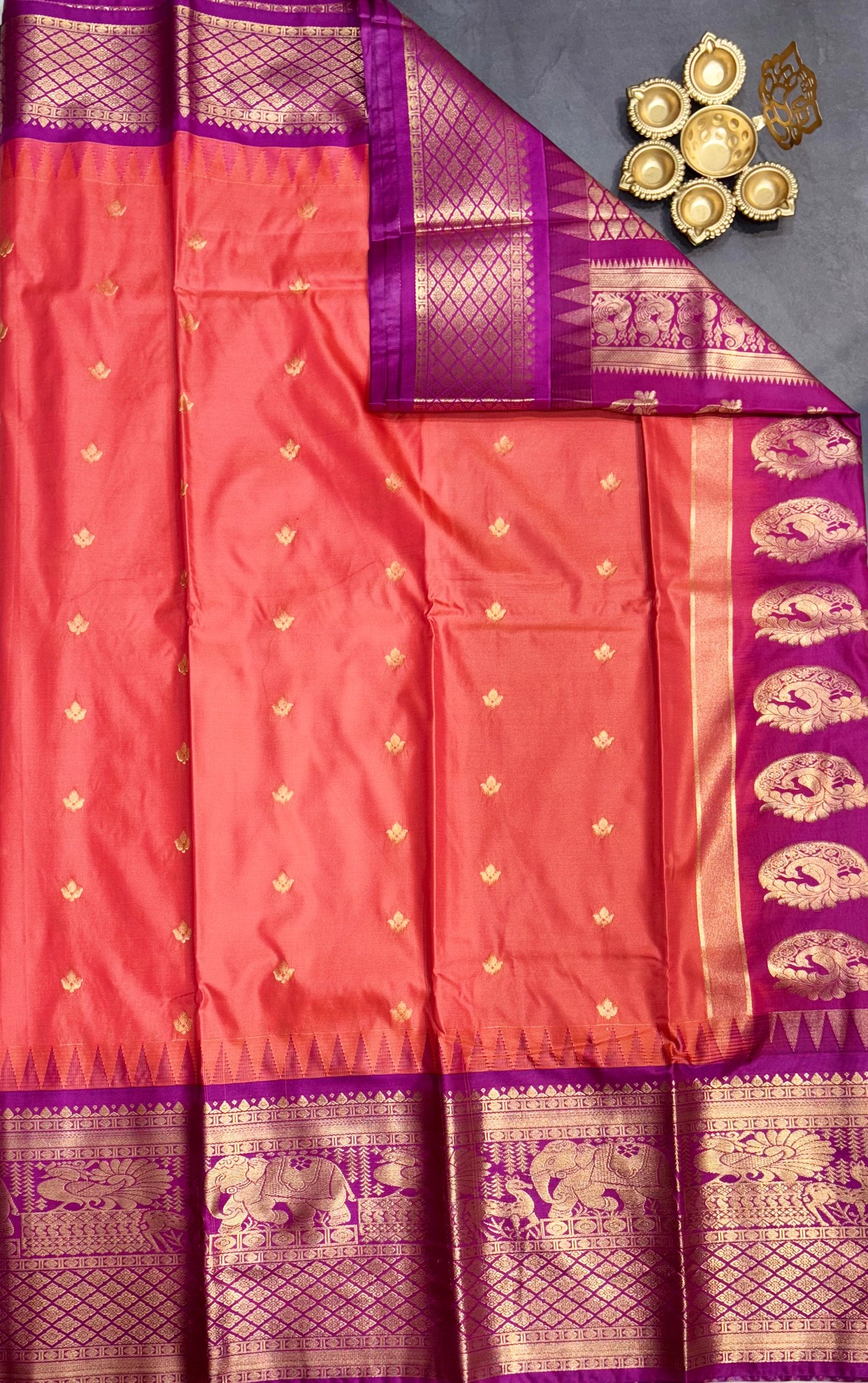 Gadwal Semi Silk Sarees image 4