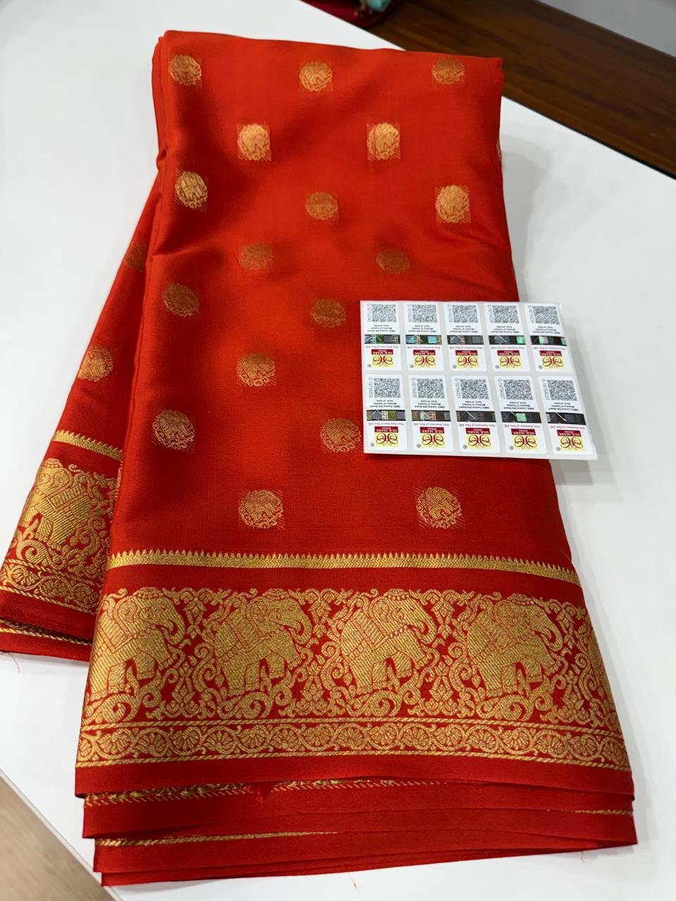 5 Pure Mysore Silk Sarees image 29