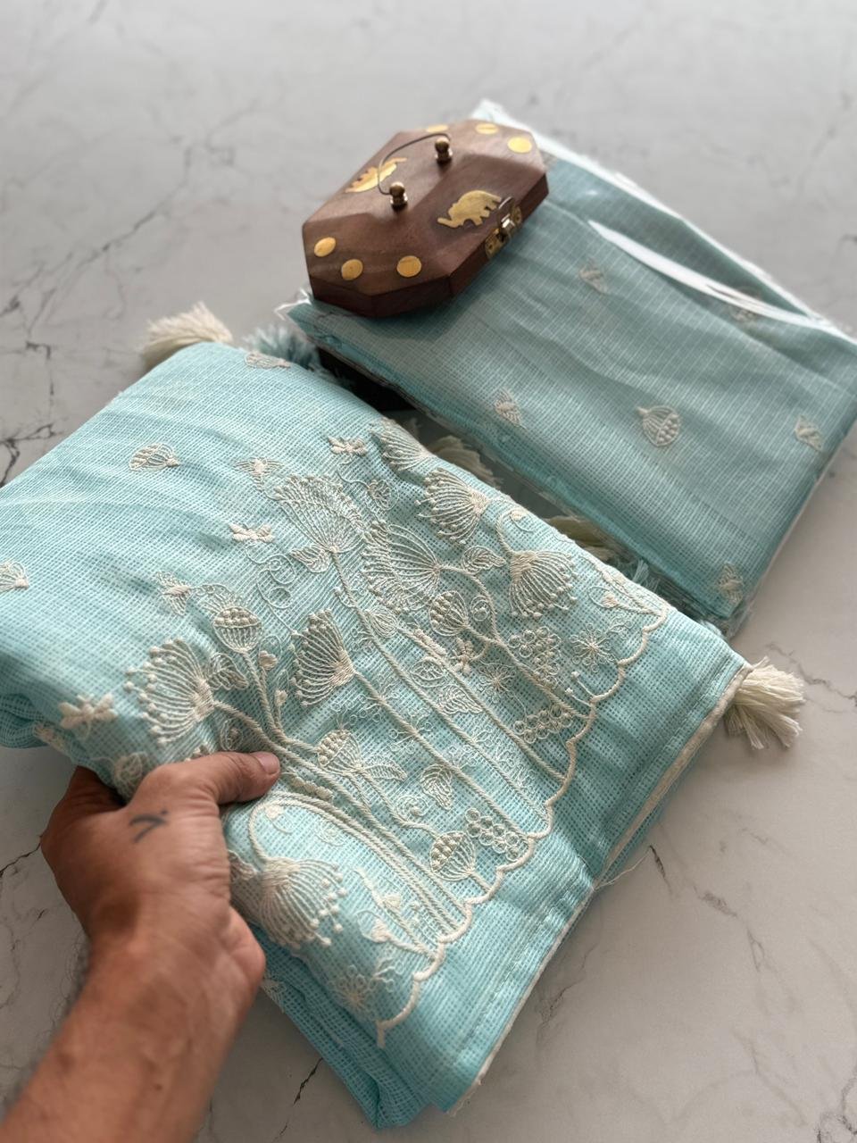 7 Kota Doria Saree image 4