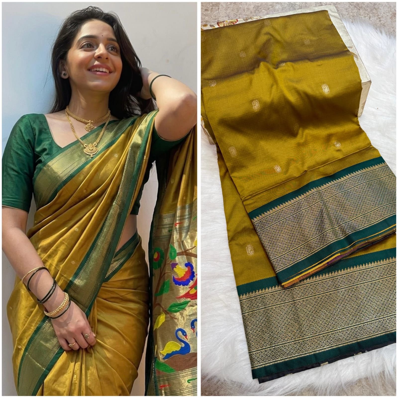 Fancy Pallu Paithani image 10