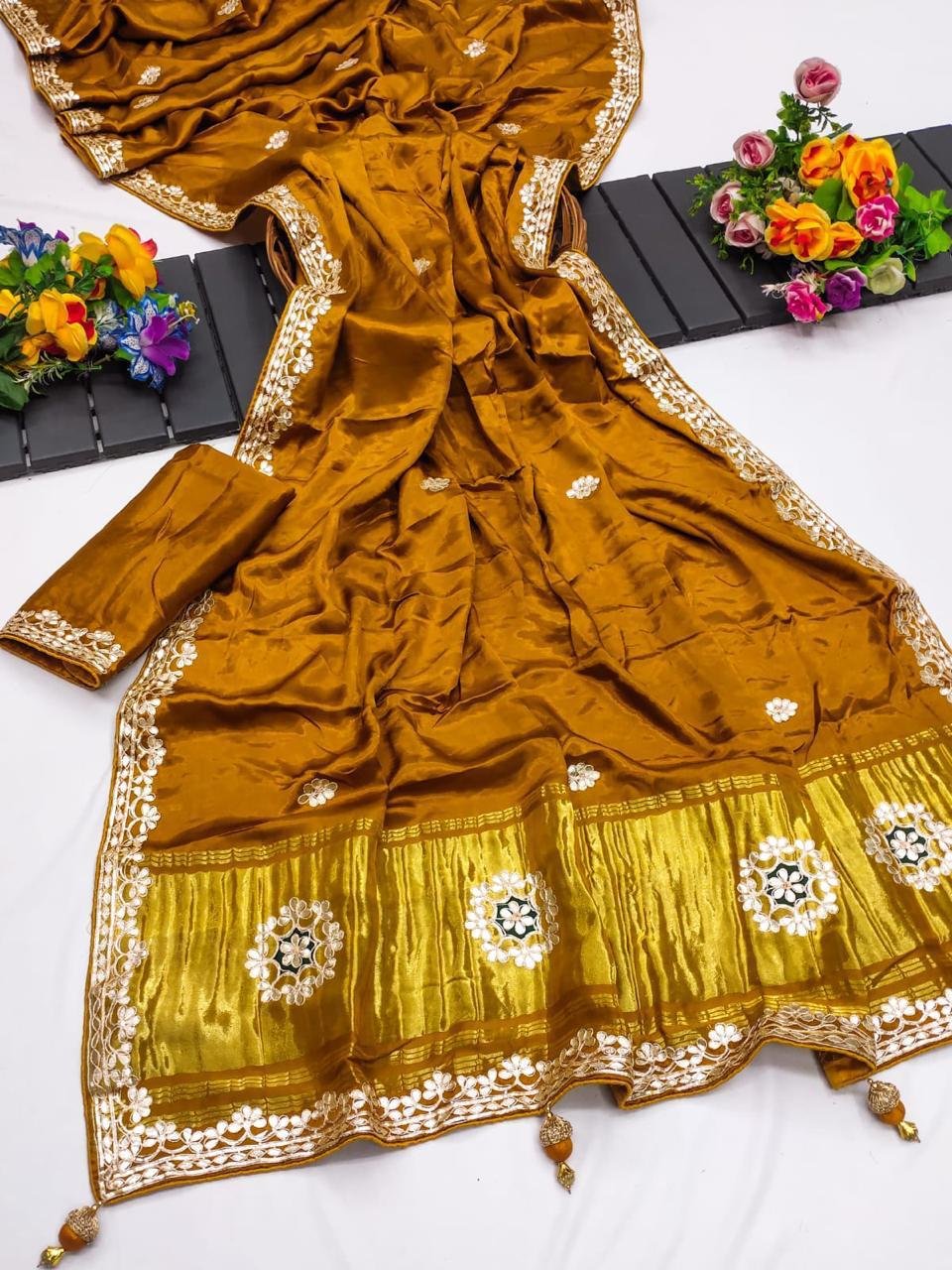 Pure Modal Silk Saree image 4