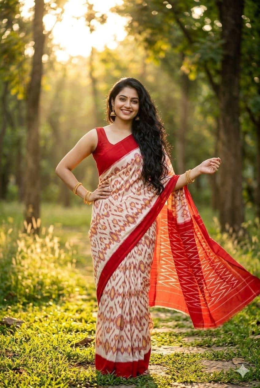 Pure Linen Cotton Sarees image 29