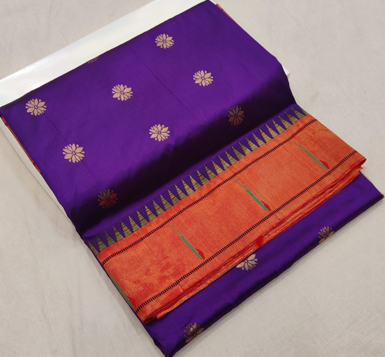 Muniya Paithani Pure Silk image 28