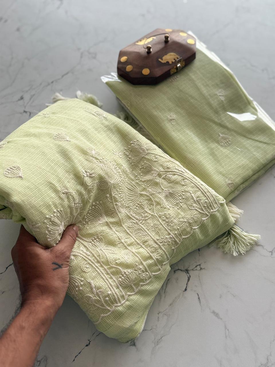 7 Kota Doria Saree image 7