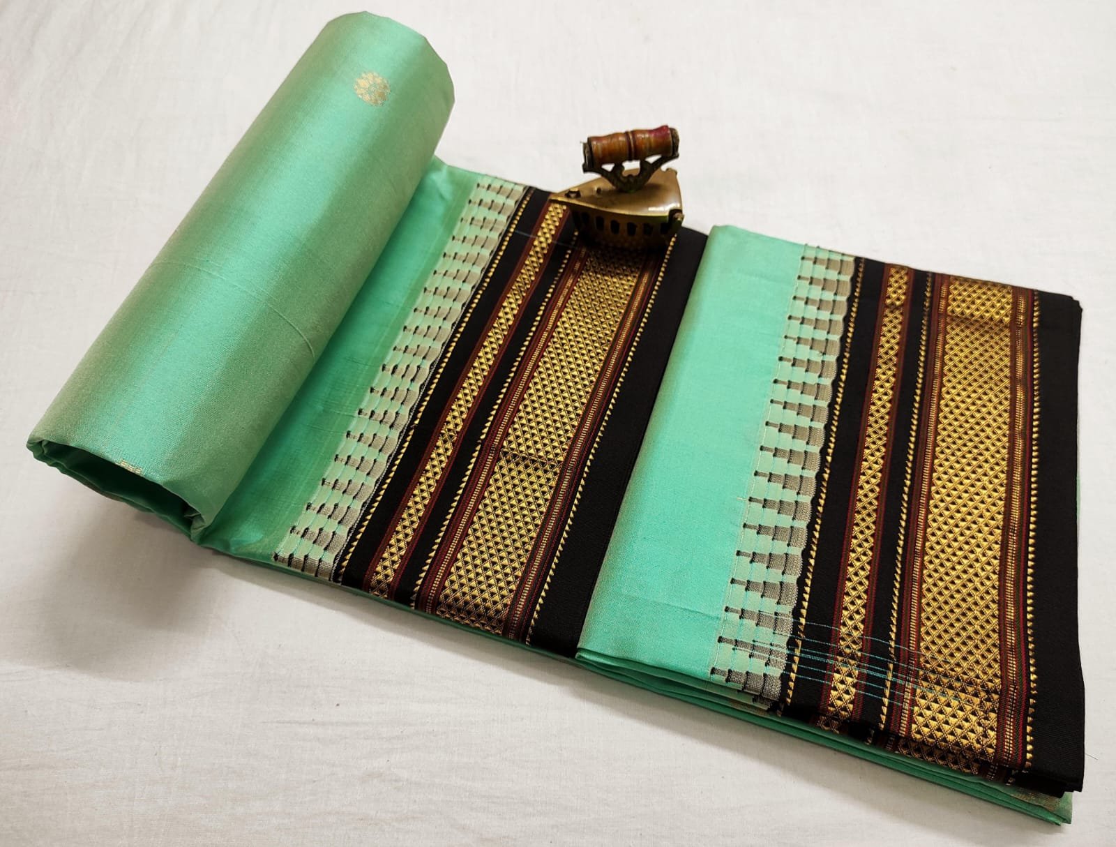 Chandrakor Paithani Pure Silk image 62
