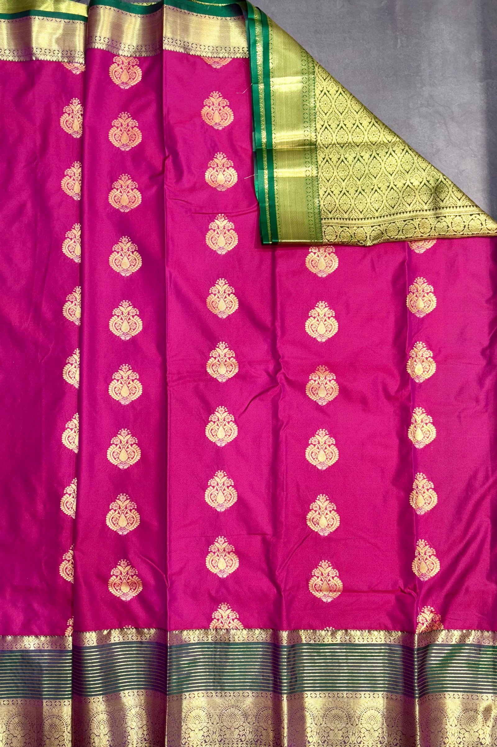 Dharmavaram Semi Silk Saree image 6