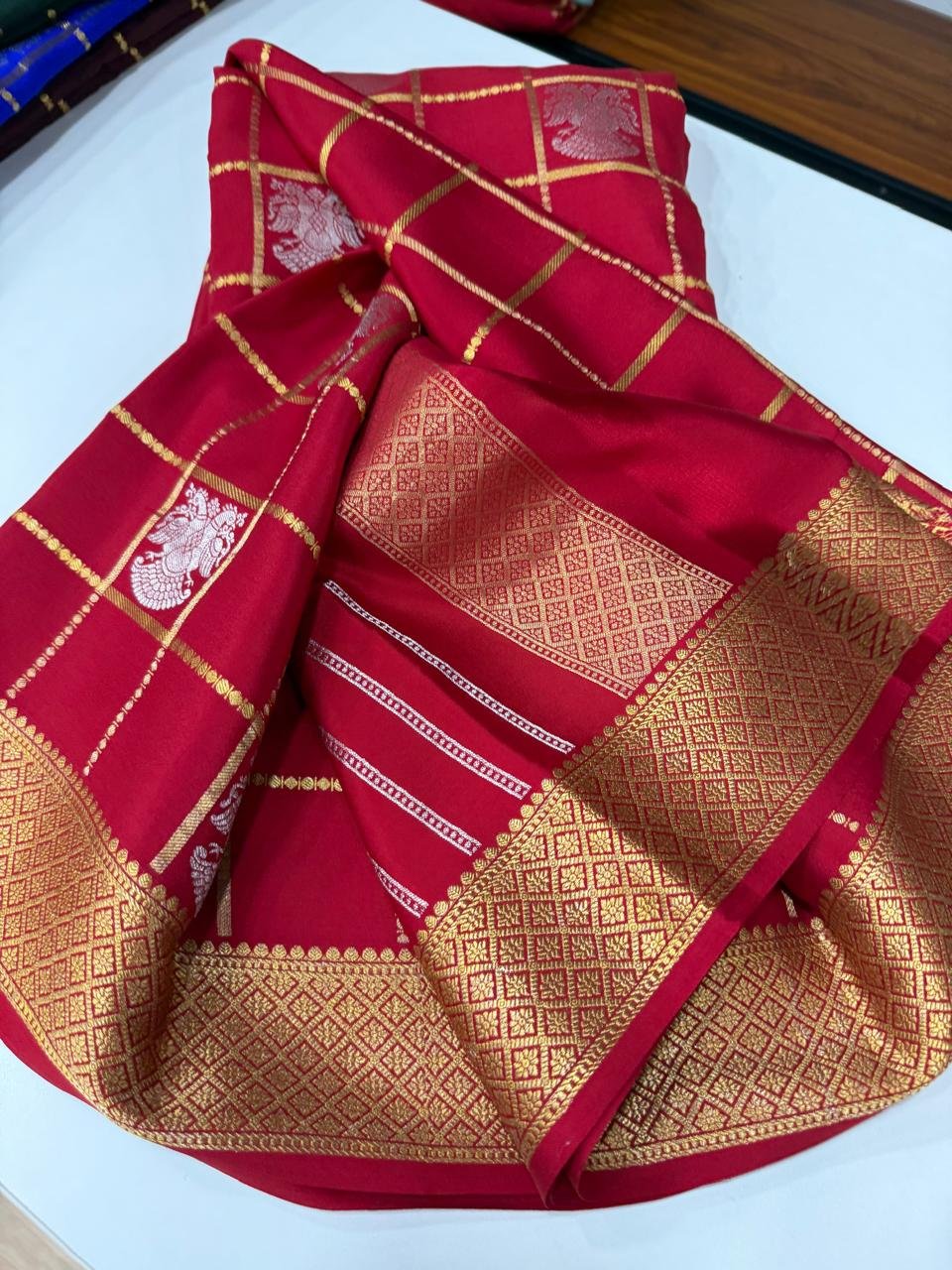 5 Pure Mysore Silk Sarees image 30