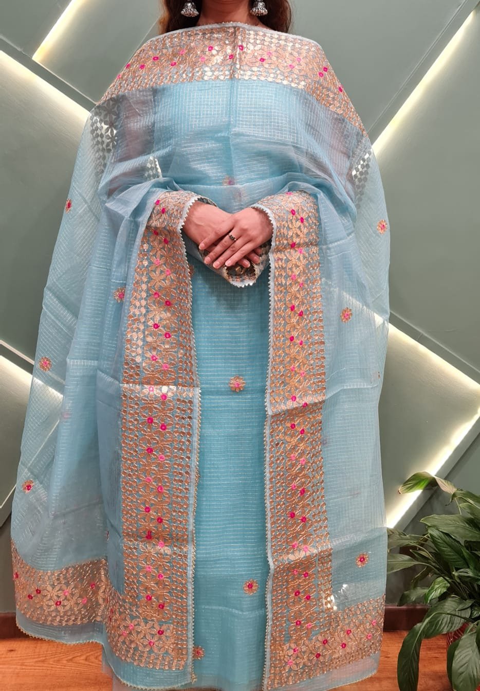 Premium Kota Doria Dress Material image 9