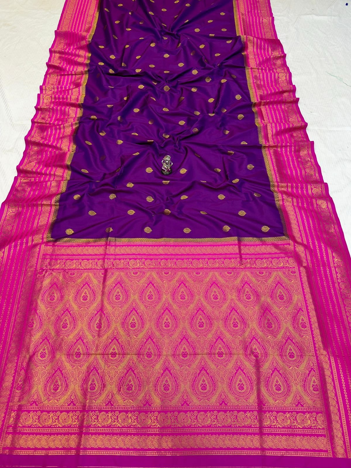 Rajashri Kanjivaram Paithani image 12