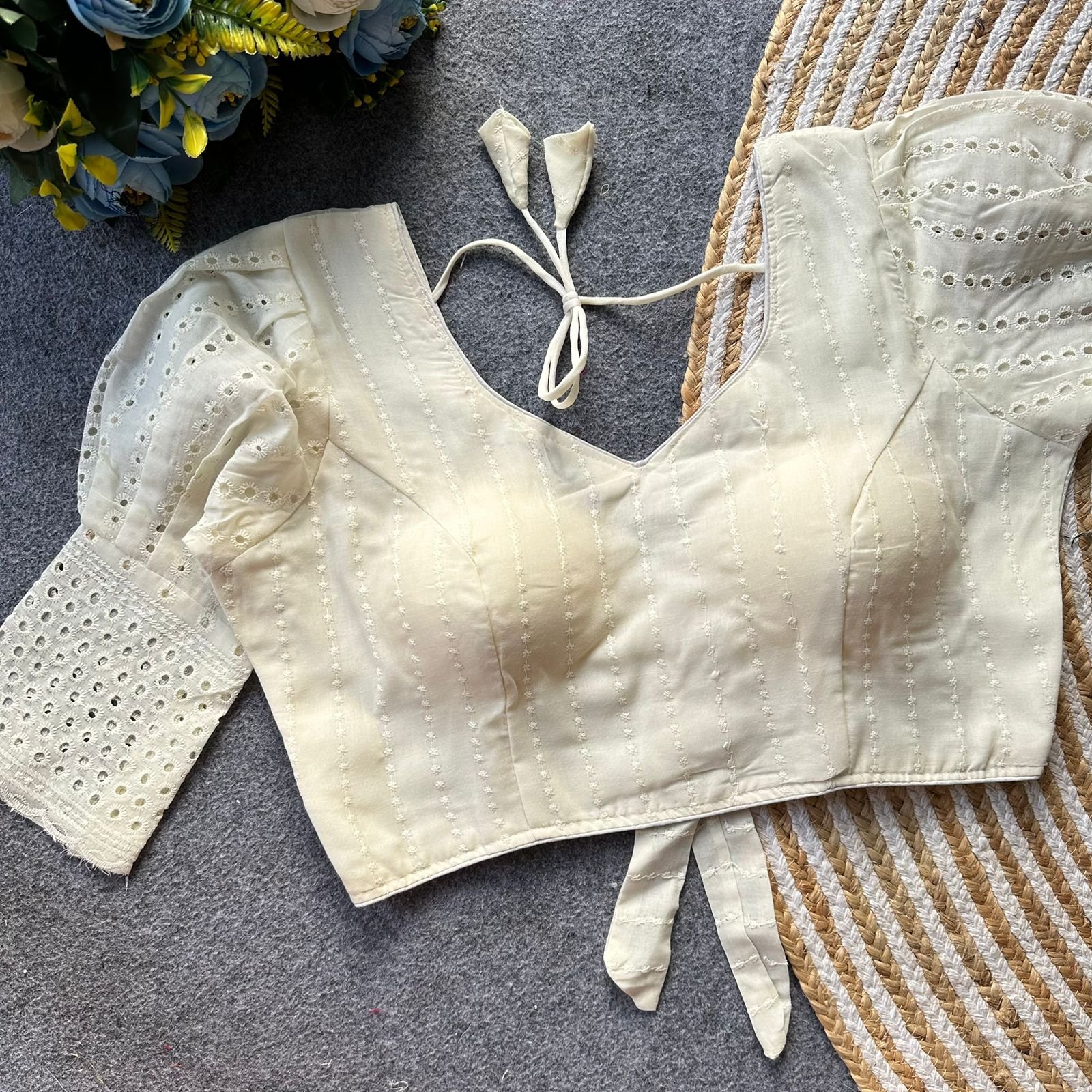Pure Hakoba Cotton Blouse image 6