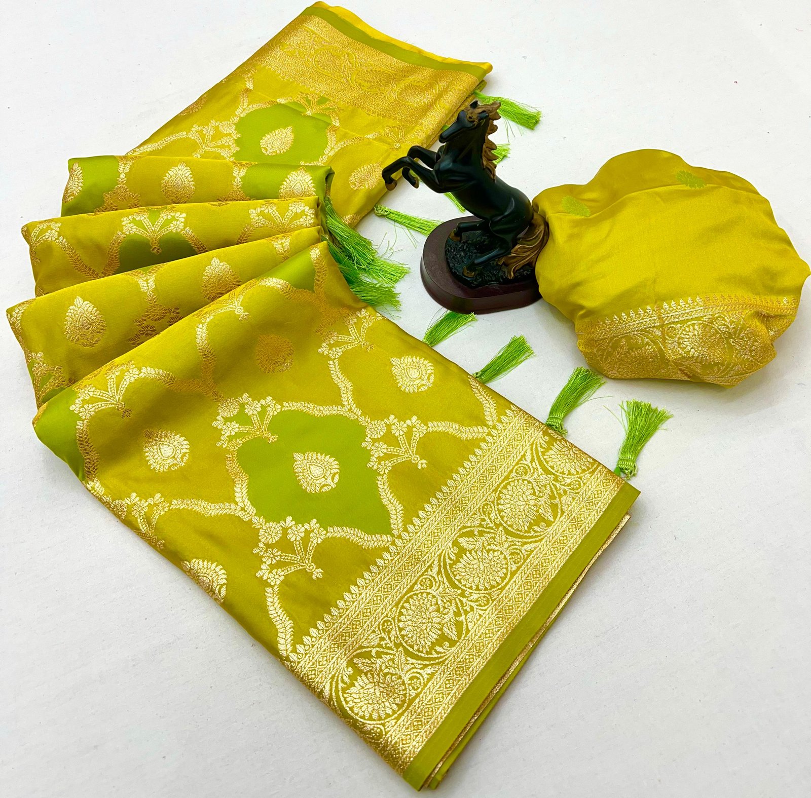 Banarasi Satin Mashroo Silk image 11