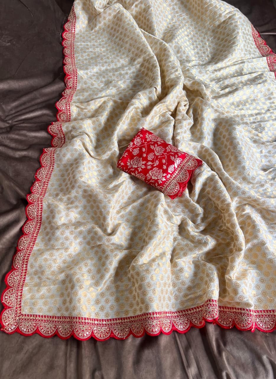 Pure Dola Silk Saree image 2