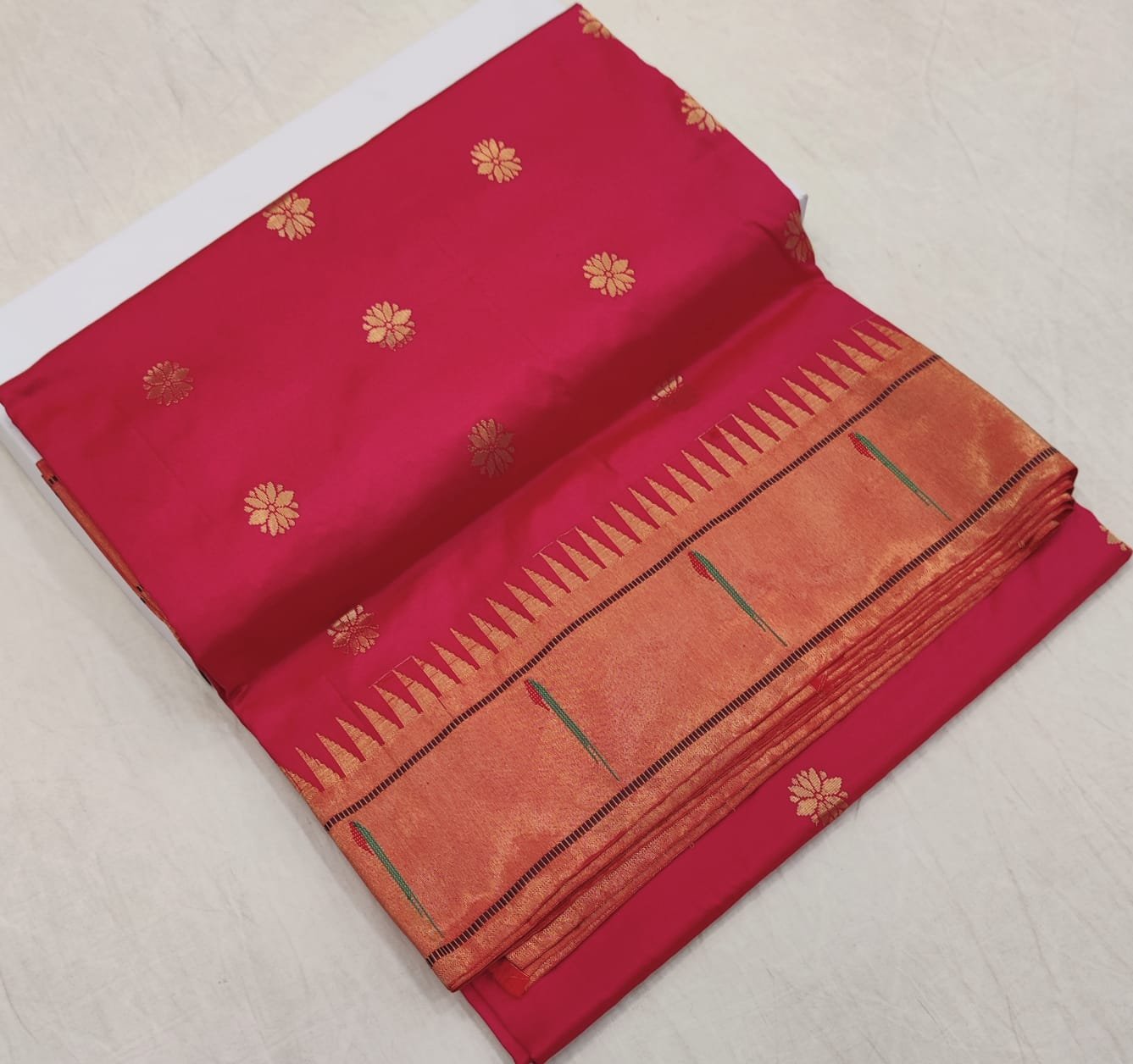 Muniya Paithani Pure Silk image 25