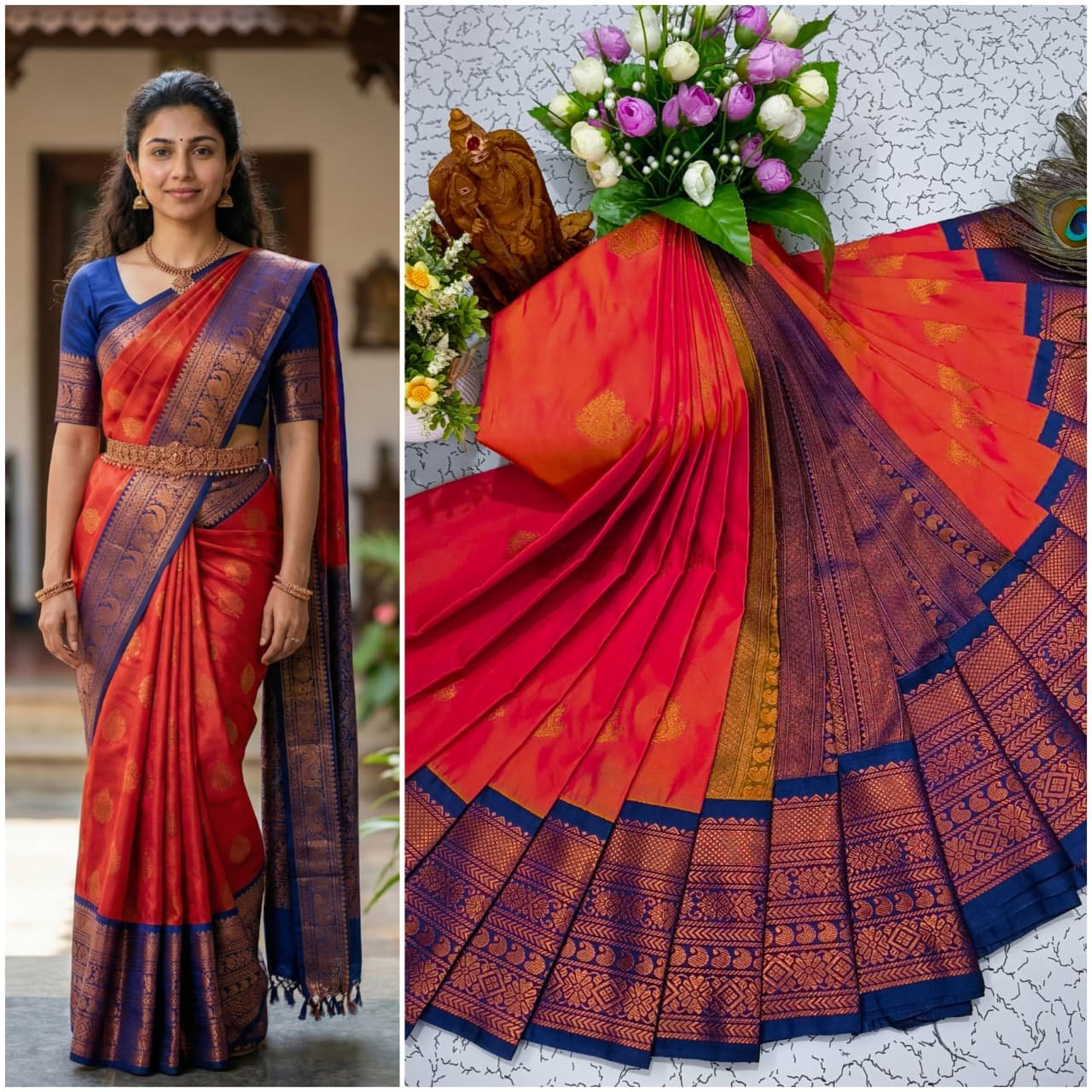 Korvai Kottanji Tana Semi Silk Saree image 31