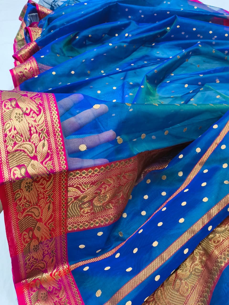 23 Silk Katan Saree image 5