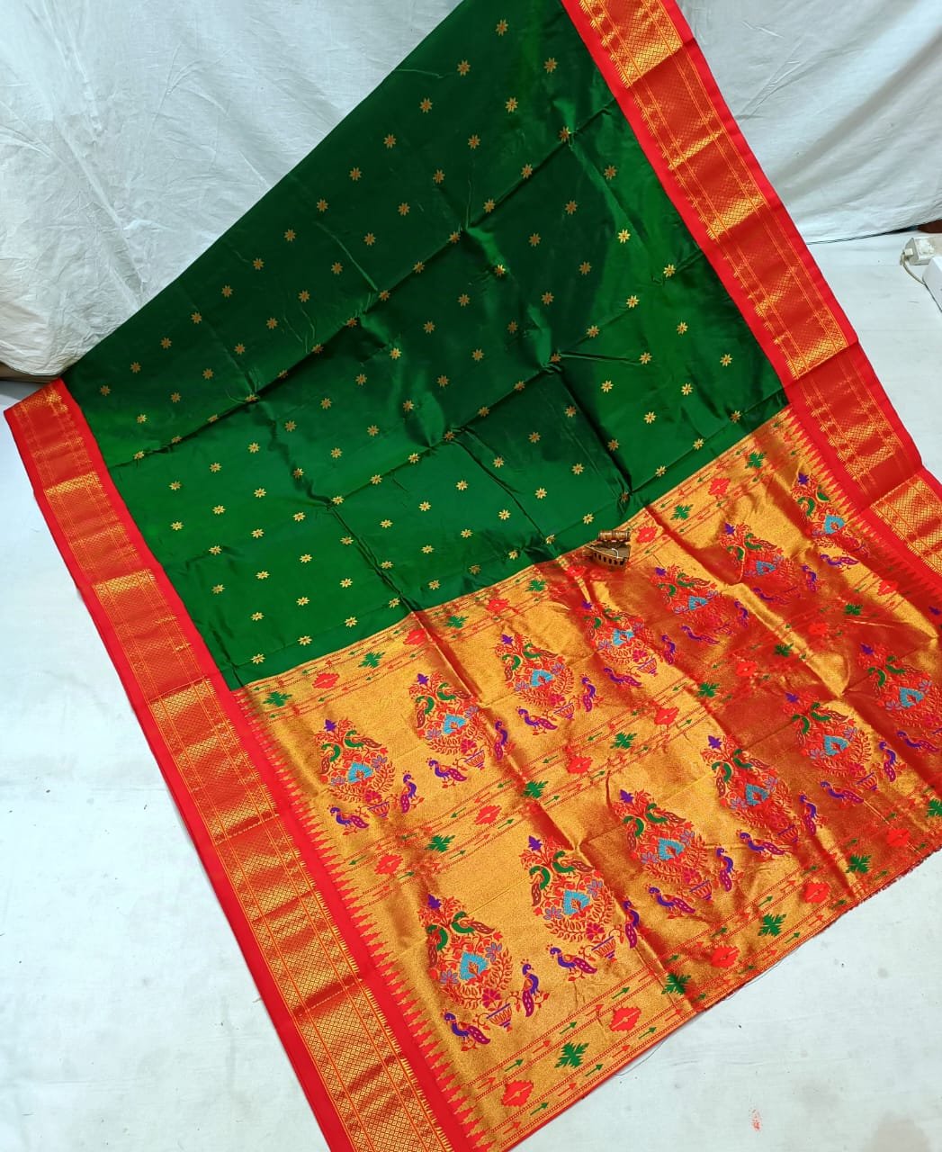 Karnful Pdiyal Paithani Pure Silk image 25