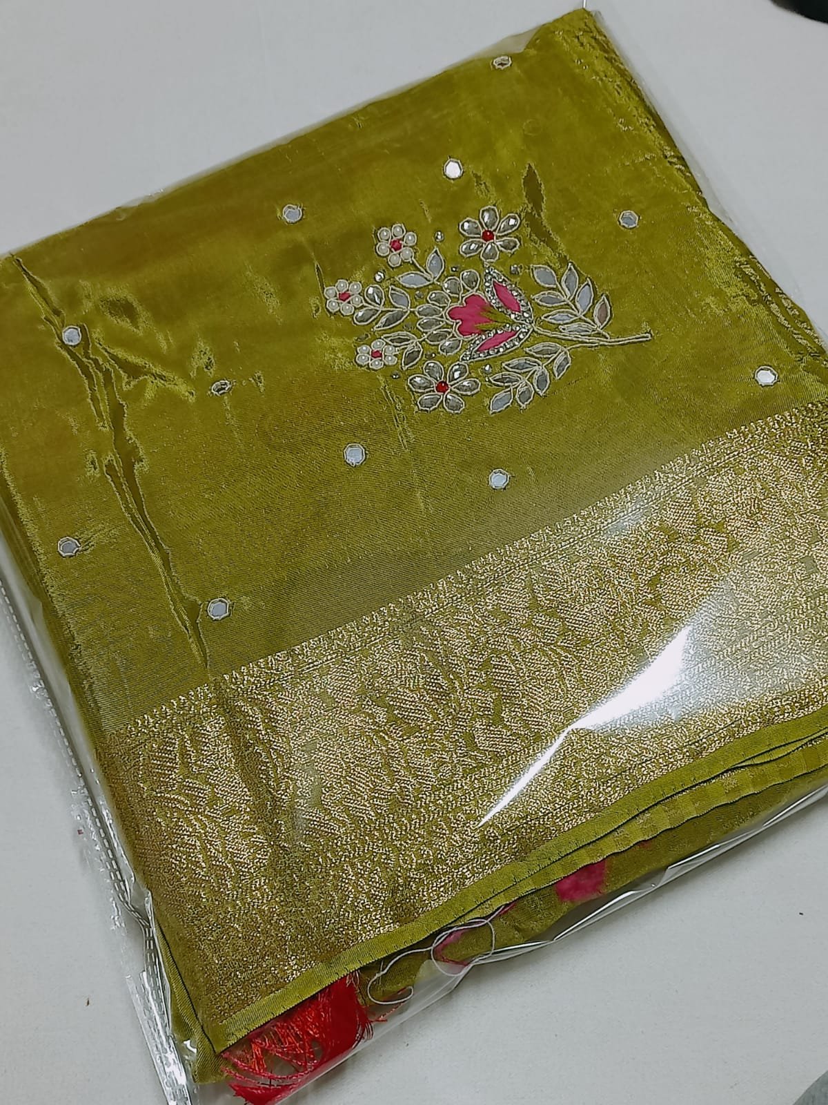 H.O Fabric Saree image 3