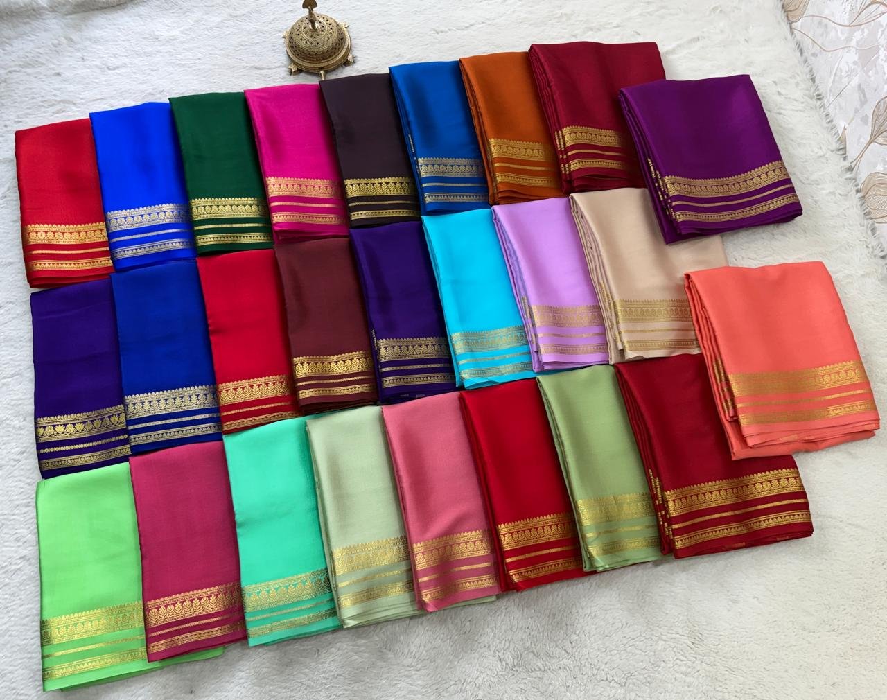 11 Pure Mysore Silk Sarees