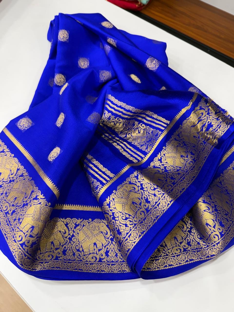 5 Pure Mysore Silk Sarees image 33
