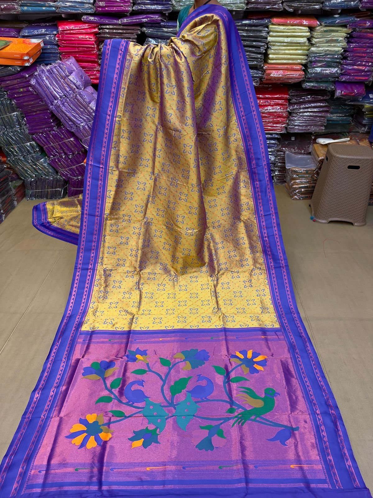 Rajasthani Bandhani Paithani image 7