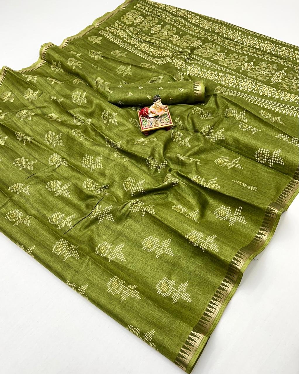 Pure Raw silk Sarees image 3