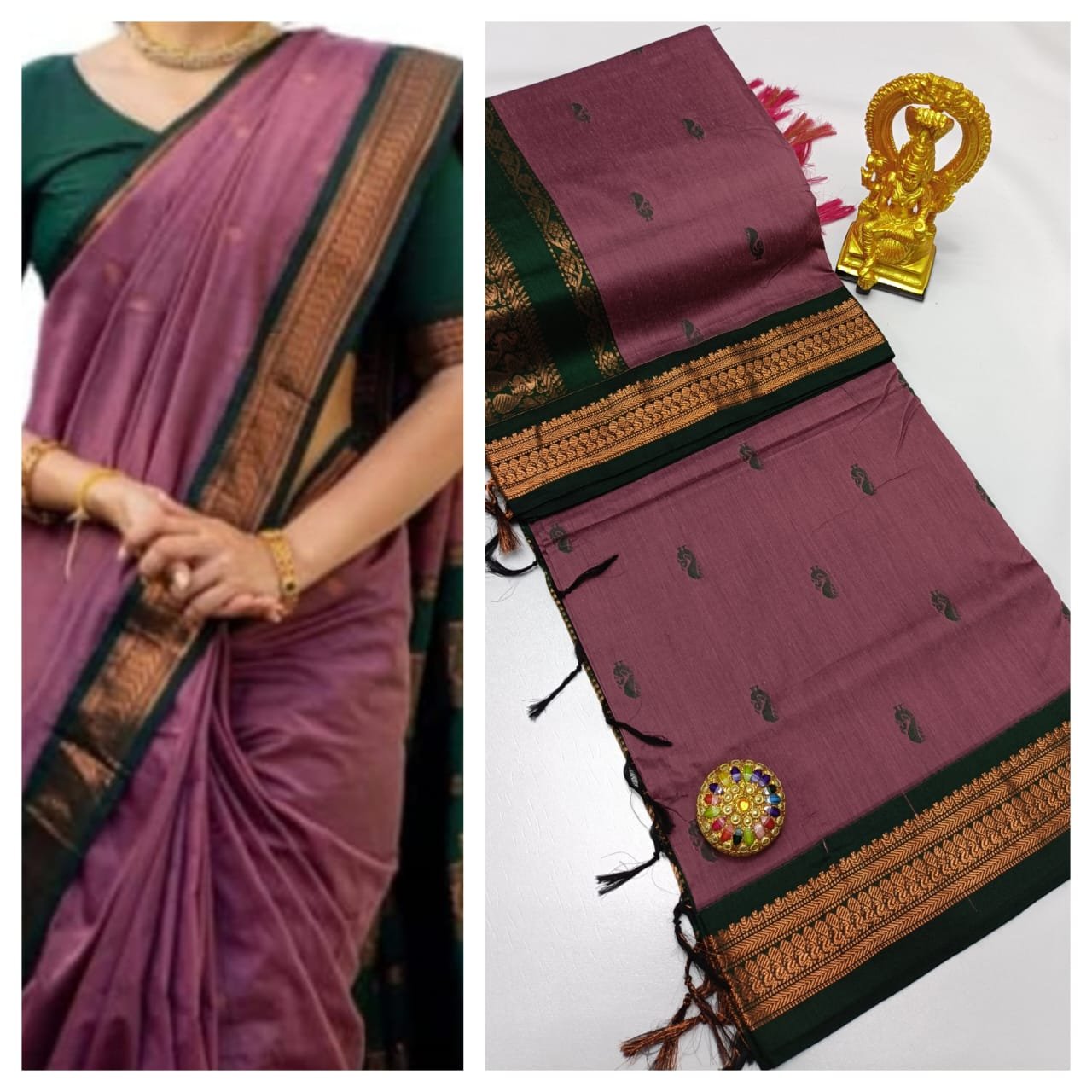 Kalyani Cotton Saree ( BUTTA) image 35