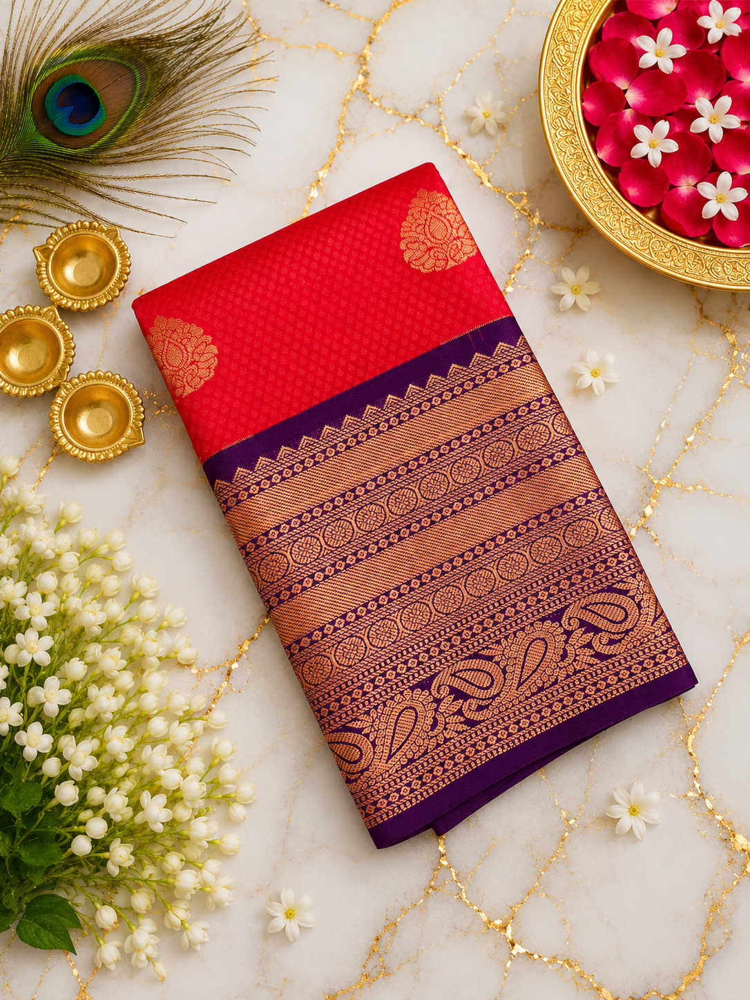 1 Korvai Kanchi Semi Silk Sarees image 14