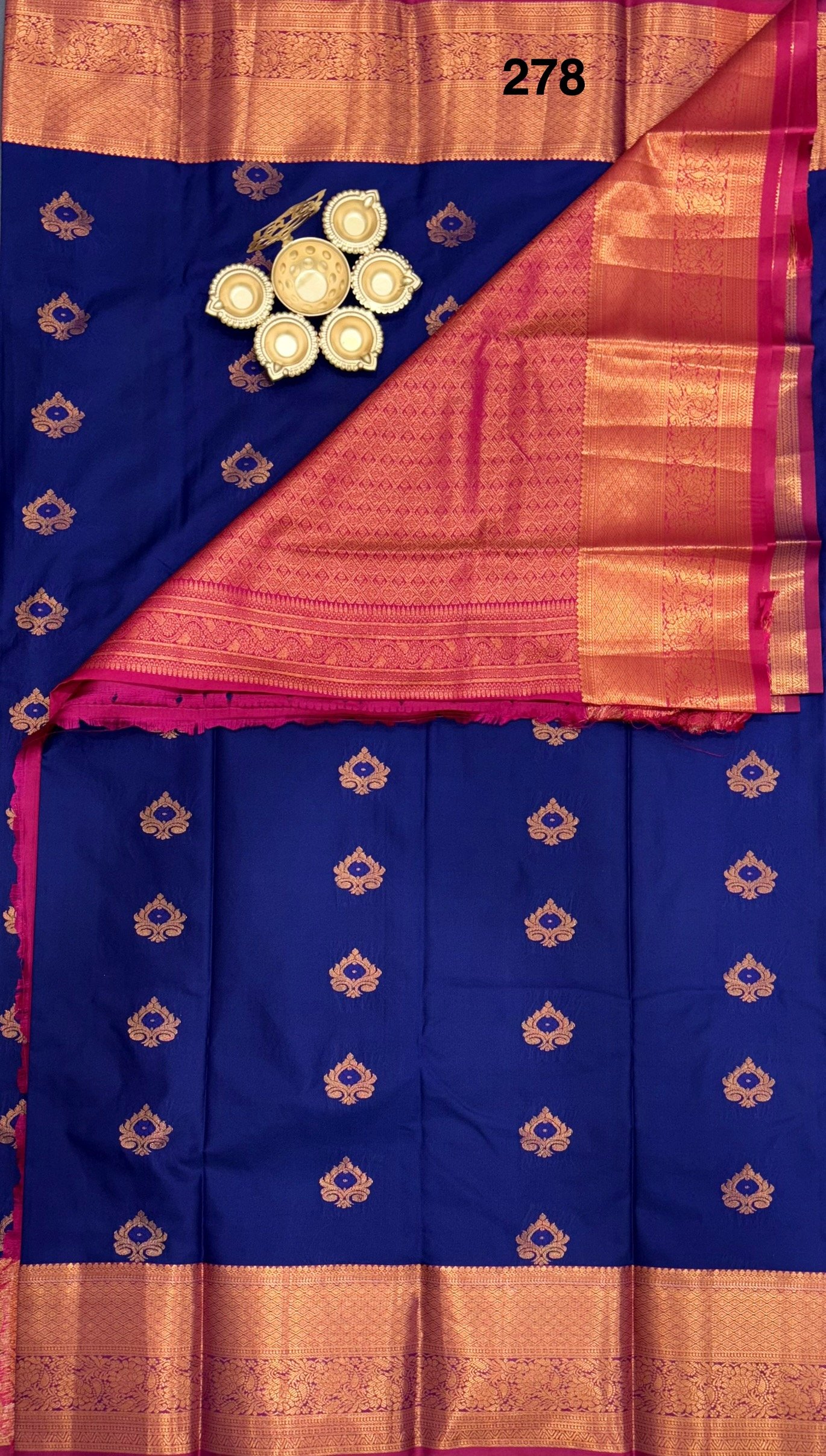 Dharmavaram Semi Silk Saree image 2