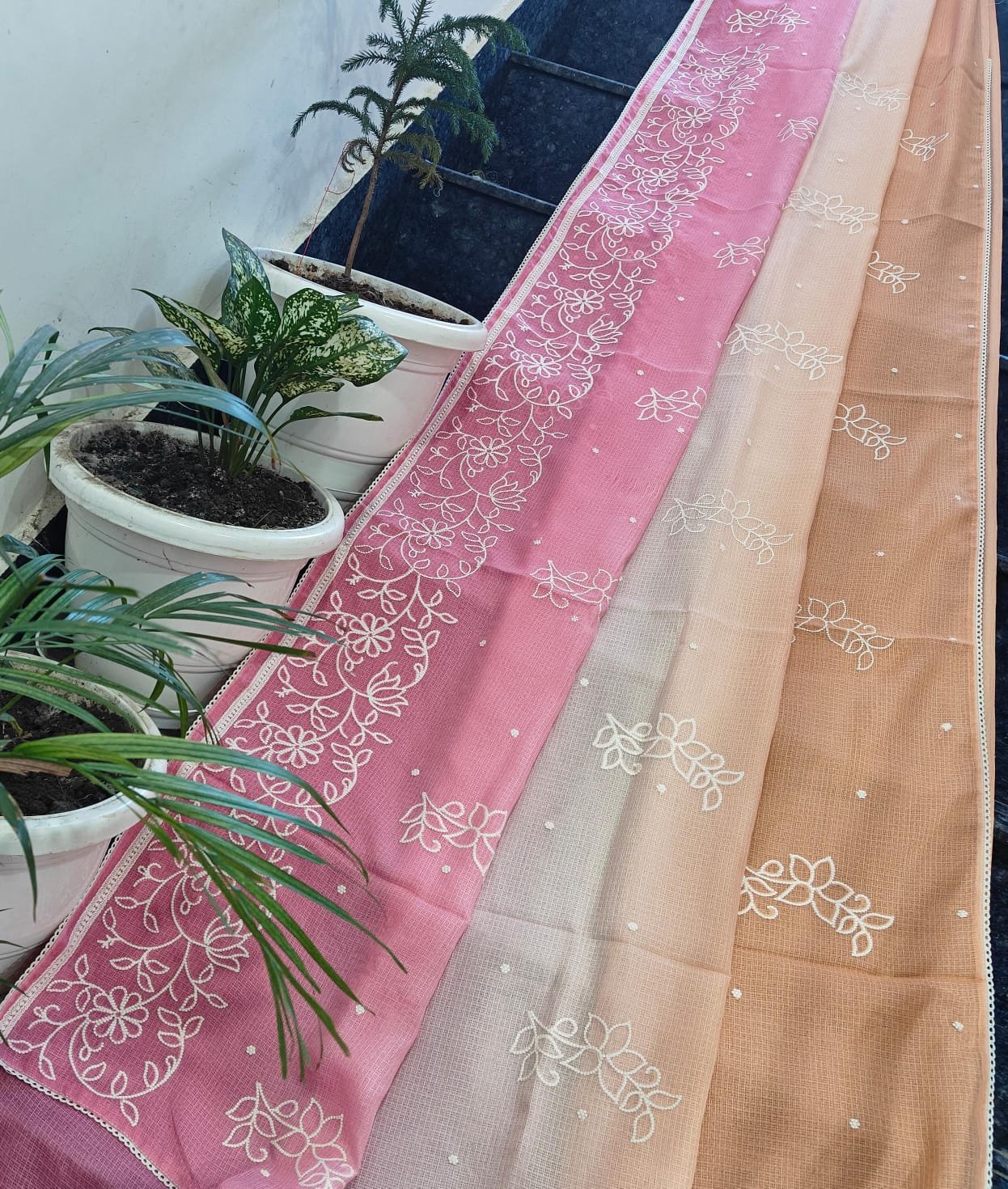 12  Kota Doria Saree Shaded image 19