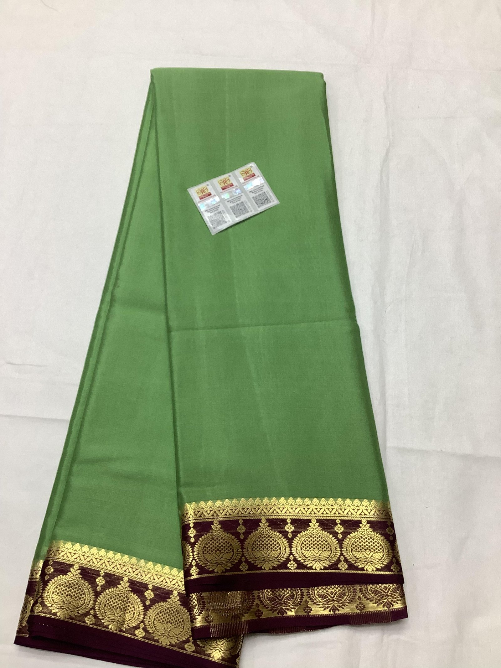1 Pure Mysore Crepe Silk image 13
