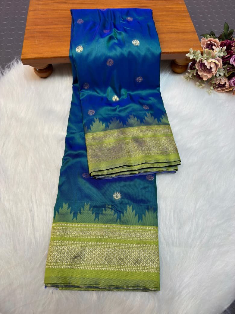 Traditional Erkal Paithani image 2