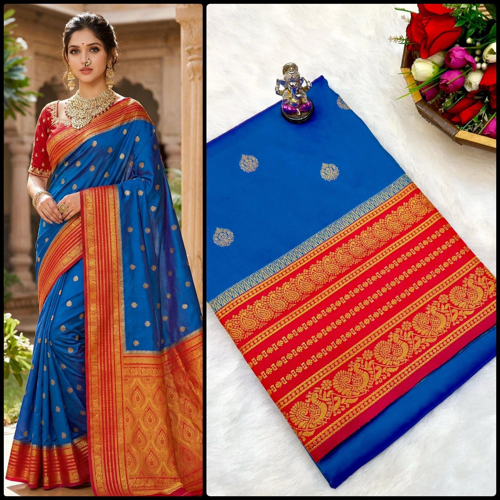 Rajashri Kanjivaram Paithani