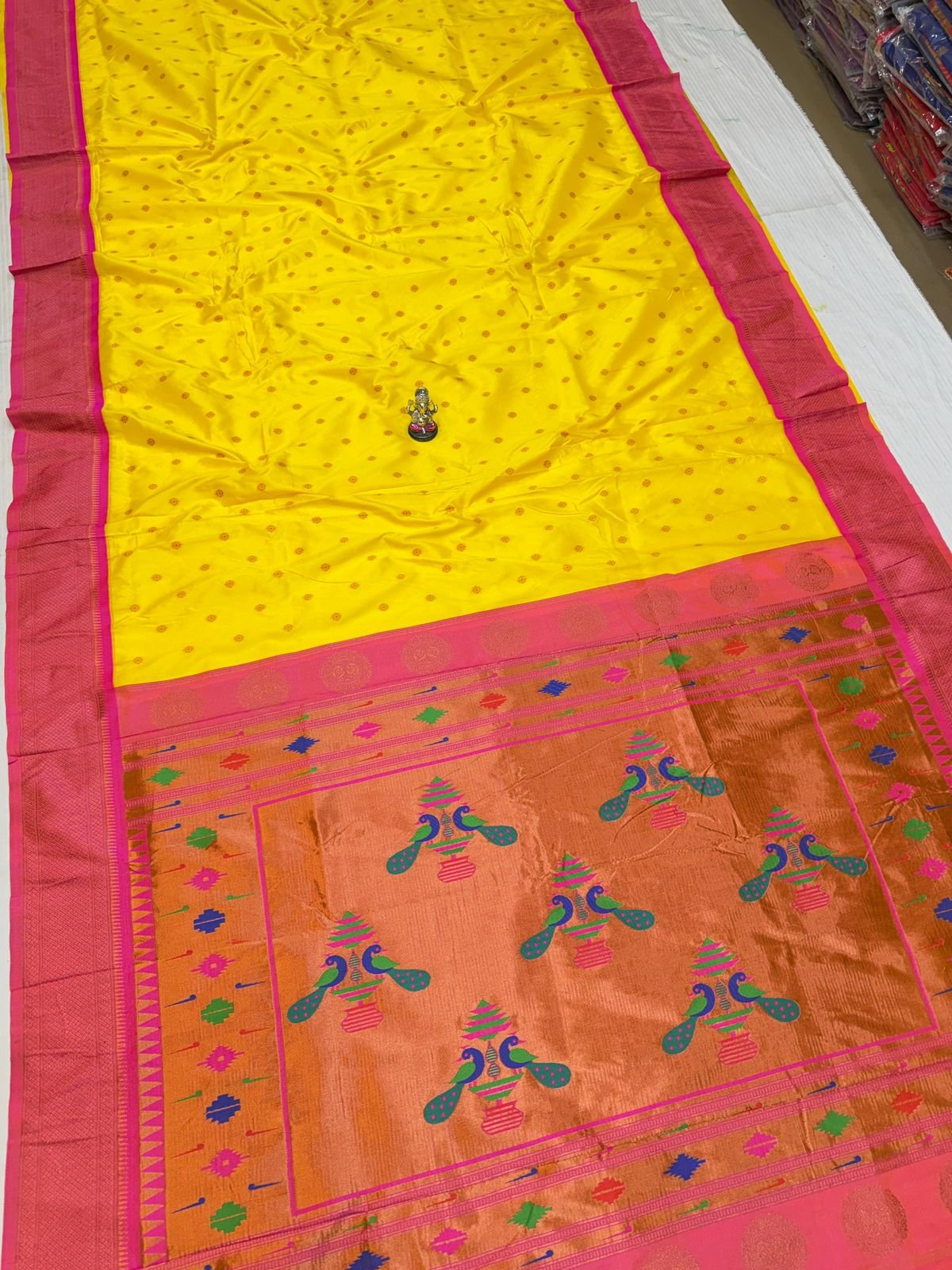 9 Vaar Aisha Traditional Pallu Paithani image 13