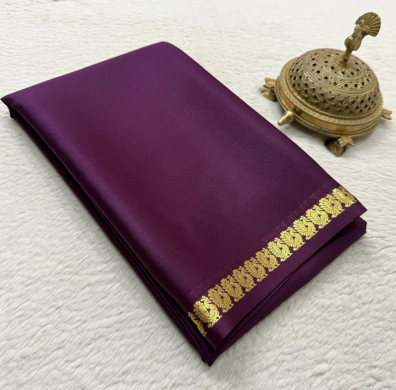 8 Pure Mysore Silk Sarees image 6