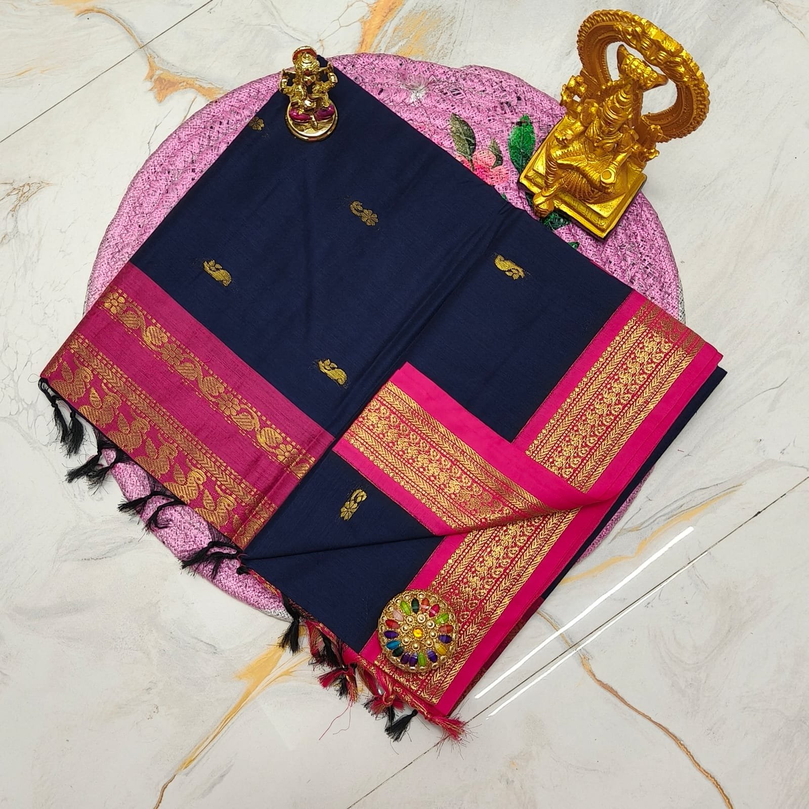 Kalyani Cotton Saree ( BUTTA) image 29