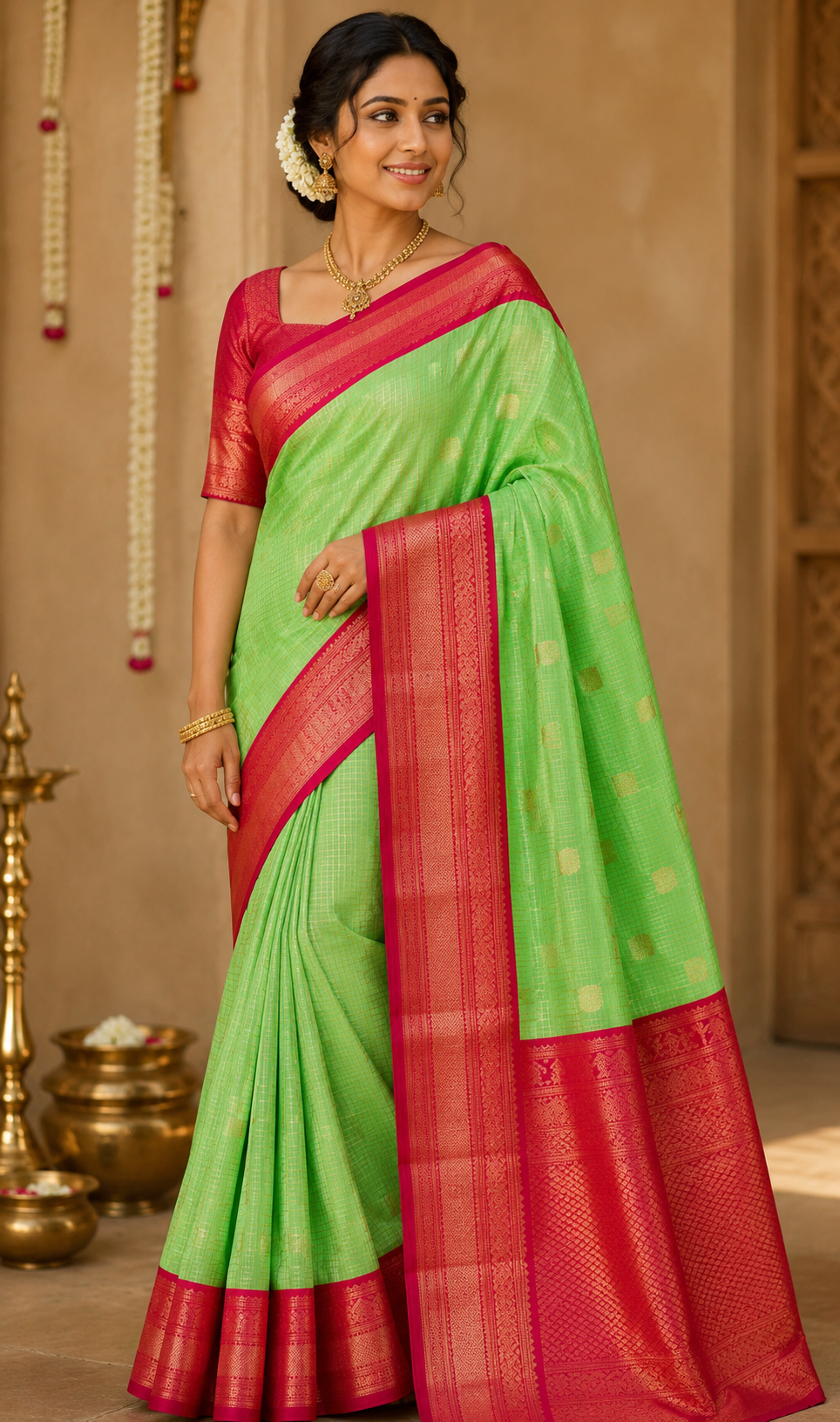 1 Korvai Kanchi Semi Silk Sarees image 8
