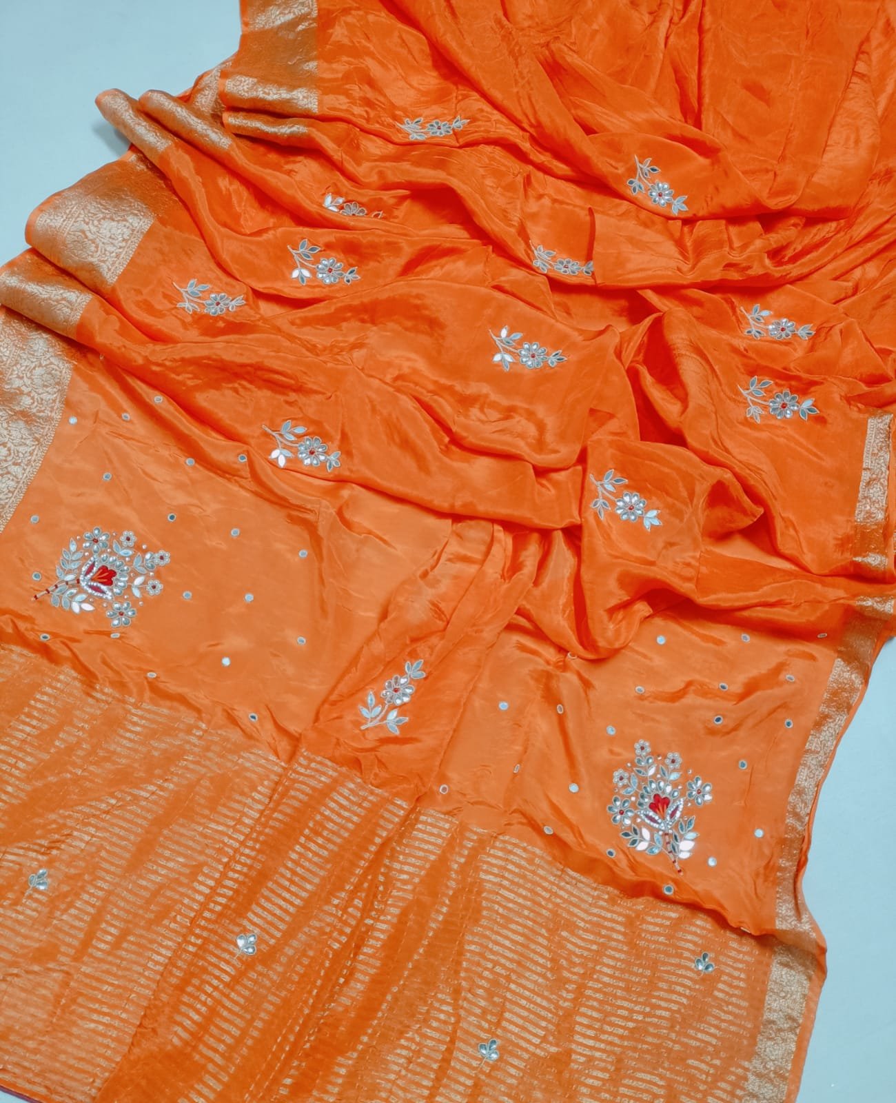 H.O Fabric Saree image 4