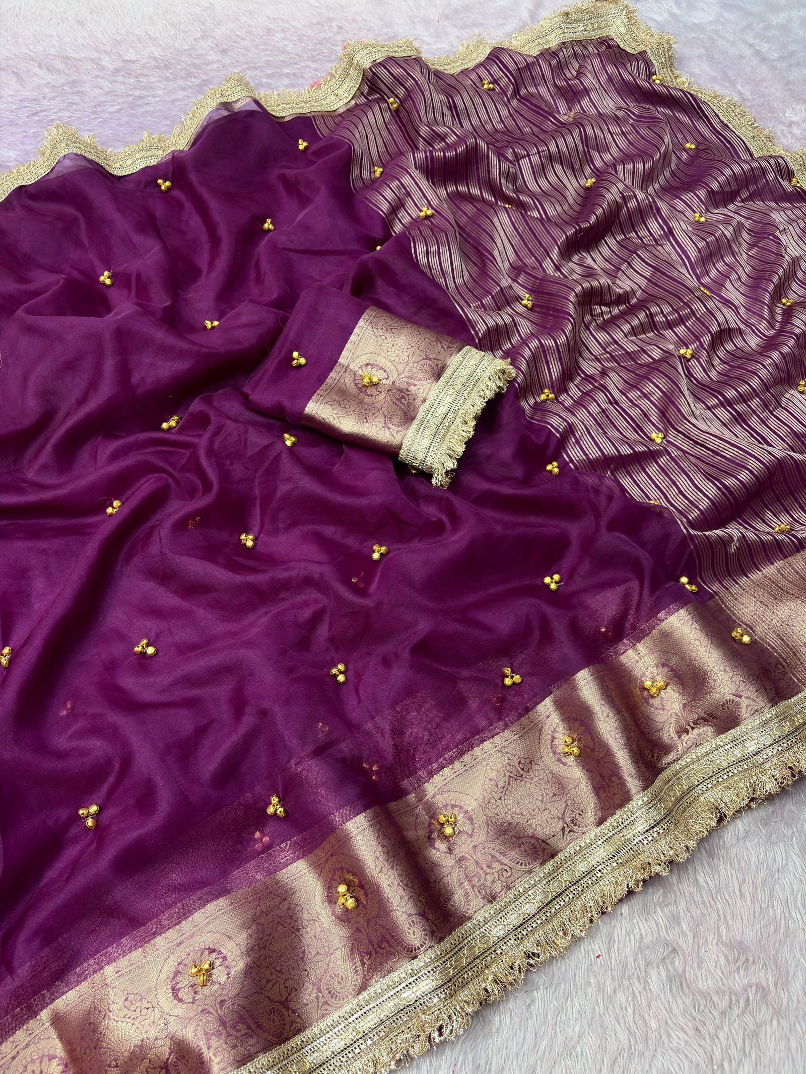 Ghungroo Wala Trending Saree image 15