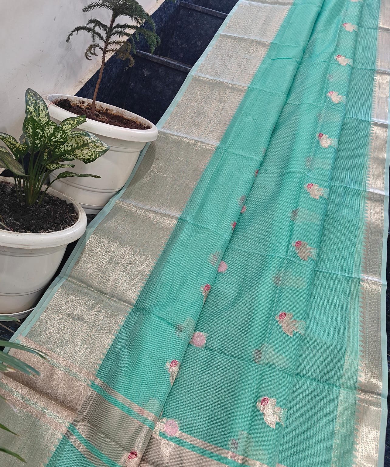 6 Kota Doria Saree image 10