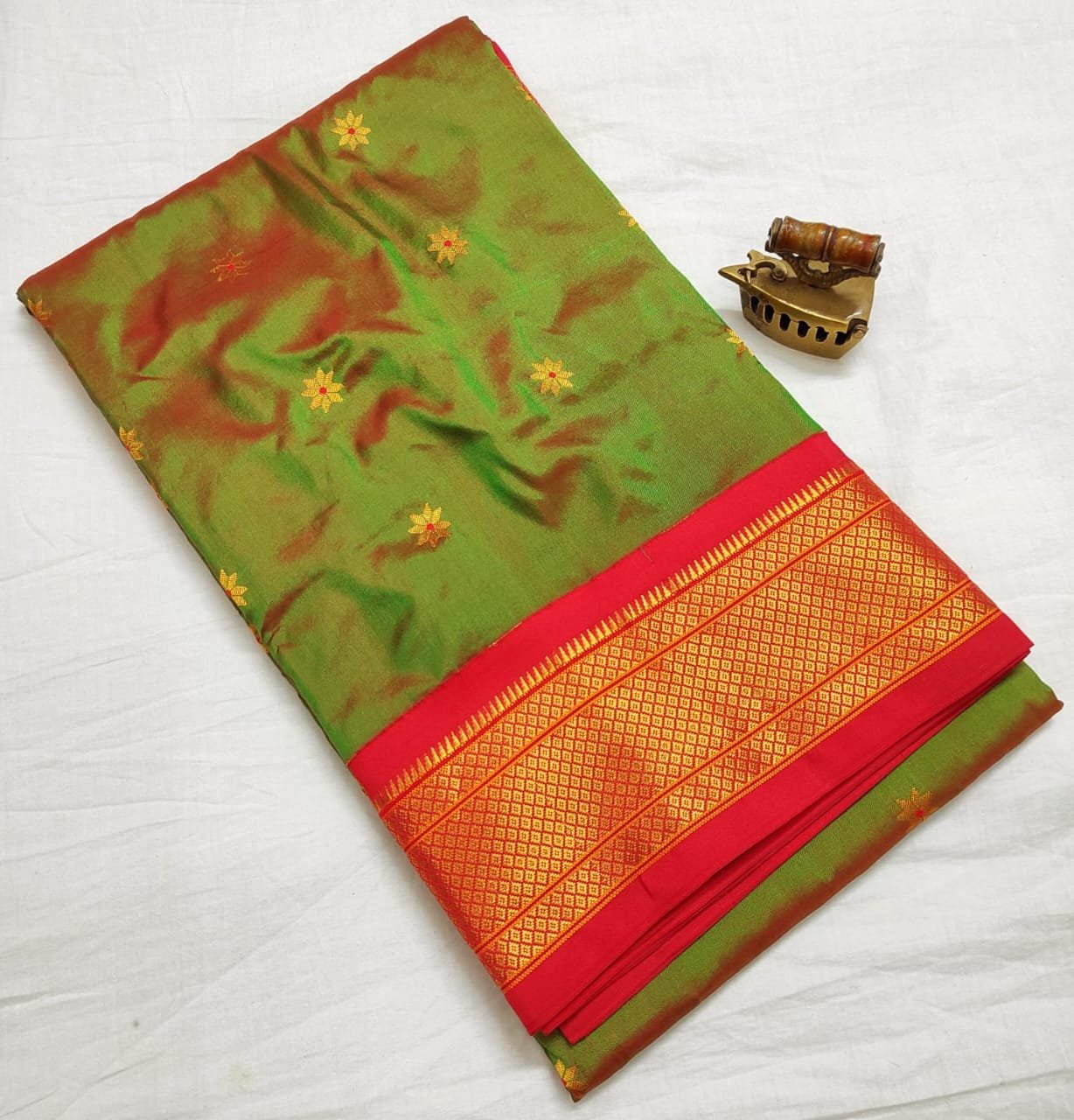 Karnful Pdiyal Paithani Pure Silk image 26