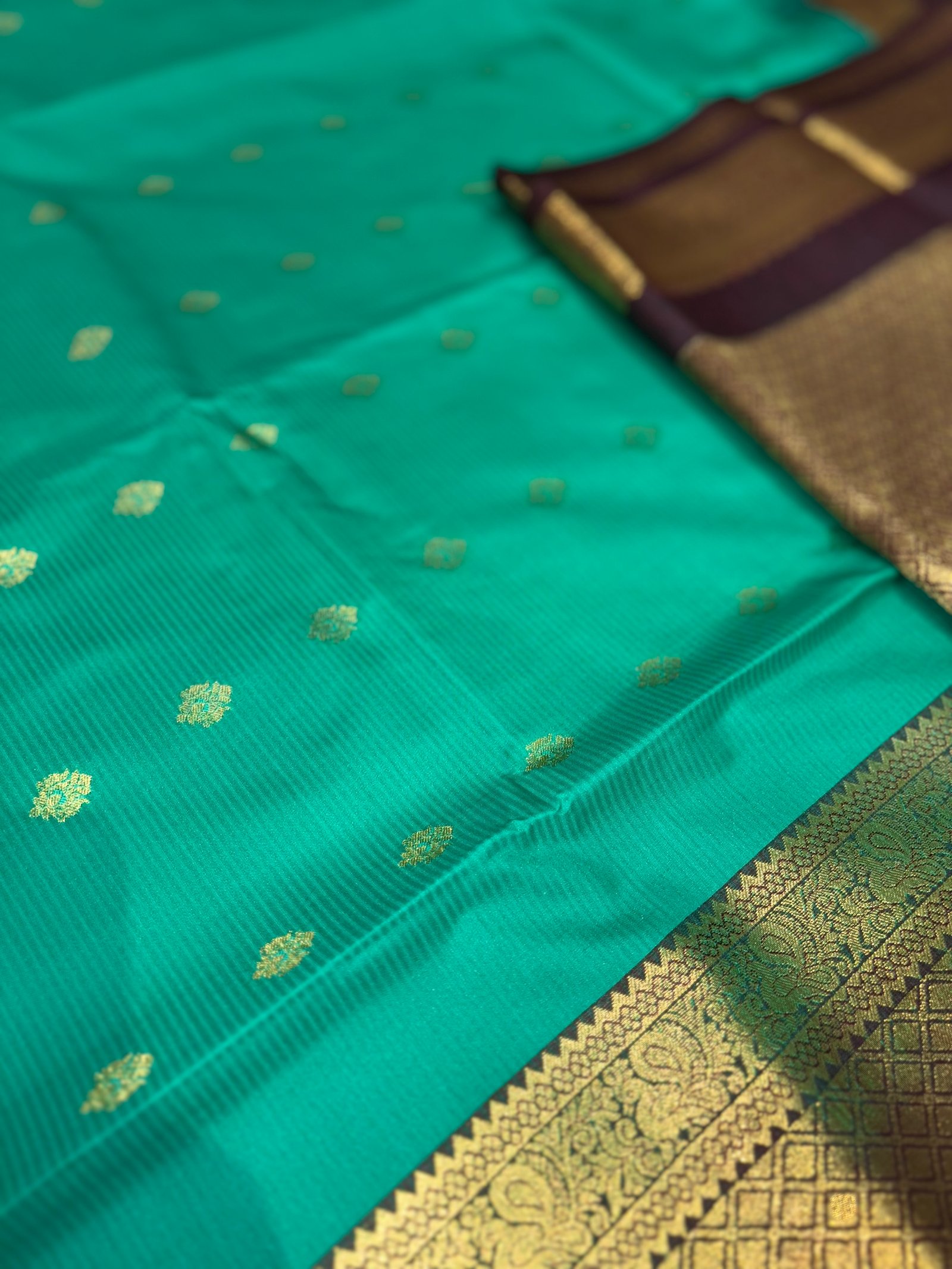 Small Border Korvai Kanchi Semi Silk Sarees image 24