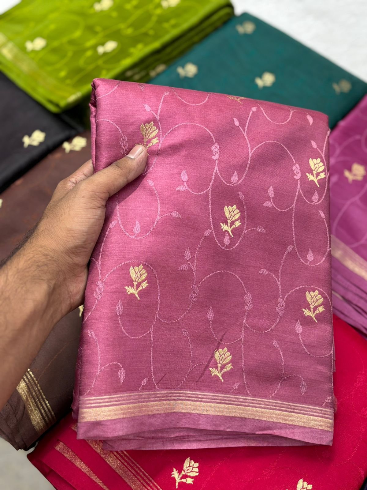 Premium Quality Gaji Silk saree image 2