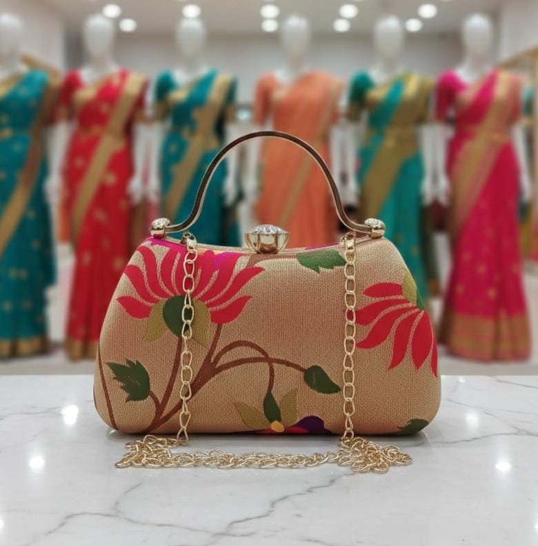 Paithani Clutch Design 4 image 8