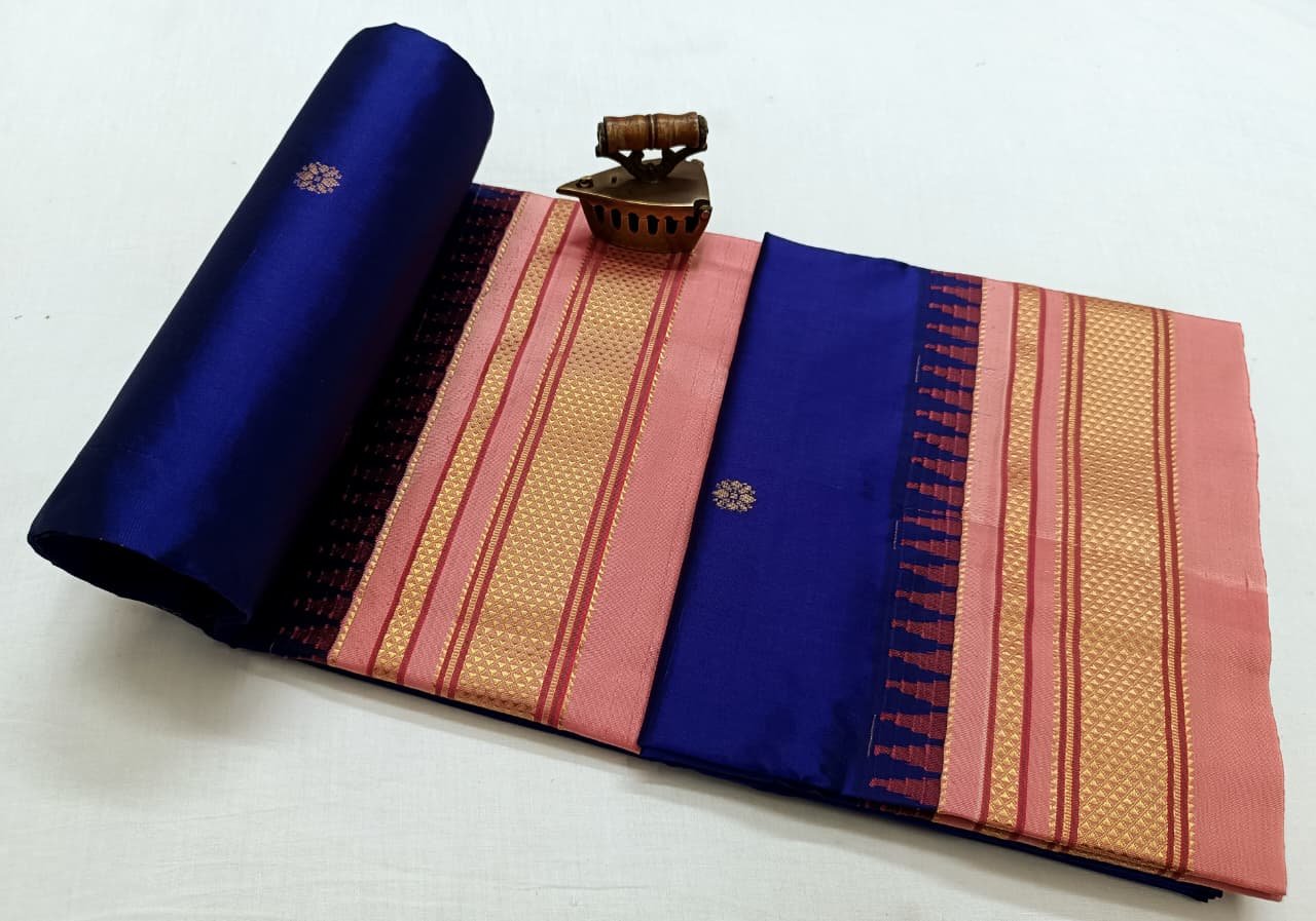 Chandrakor Paithani Pure Silk image 52