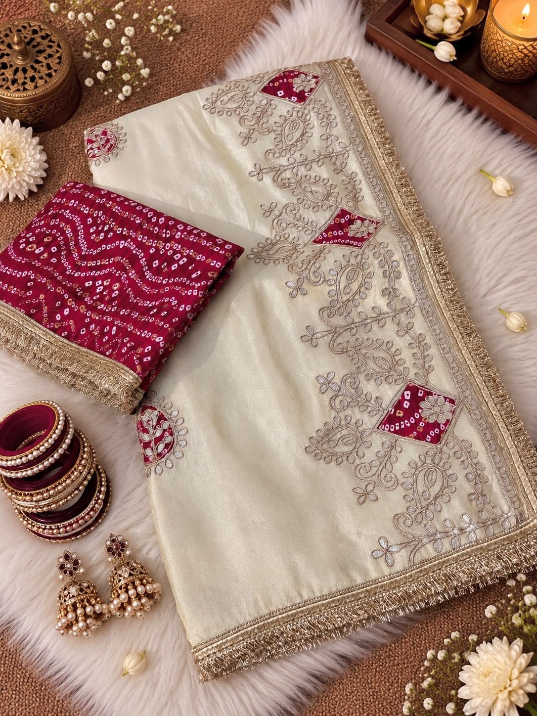 Jaipuri Gota Patti Saree image 2