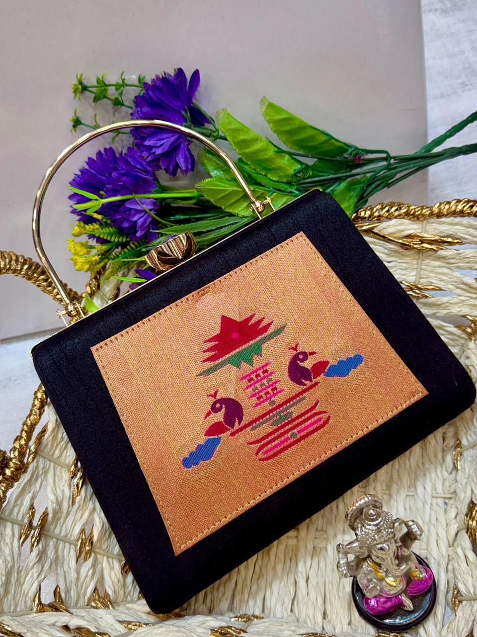 Paithani Clutch Design 2