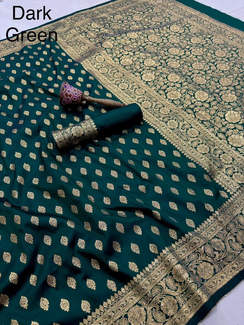 1 Banarasi Semi Silk image 5