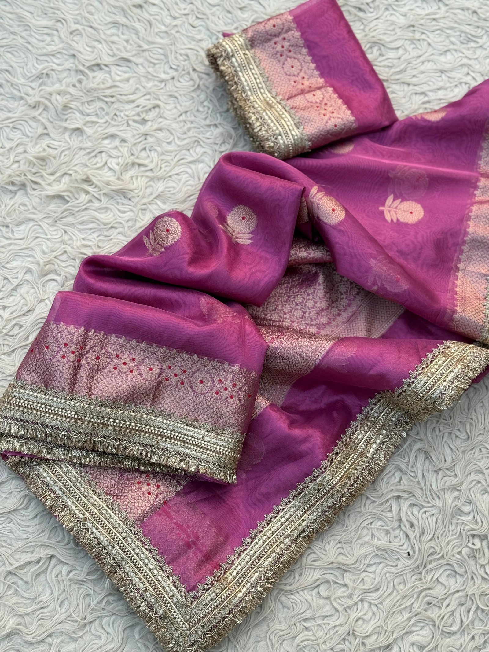BANARASI TISSUE SILK SAREE image 2
